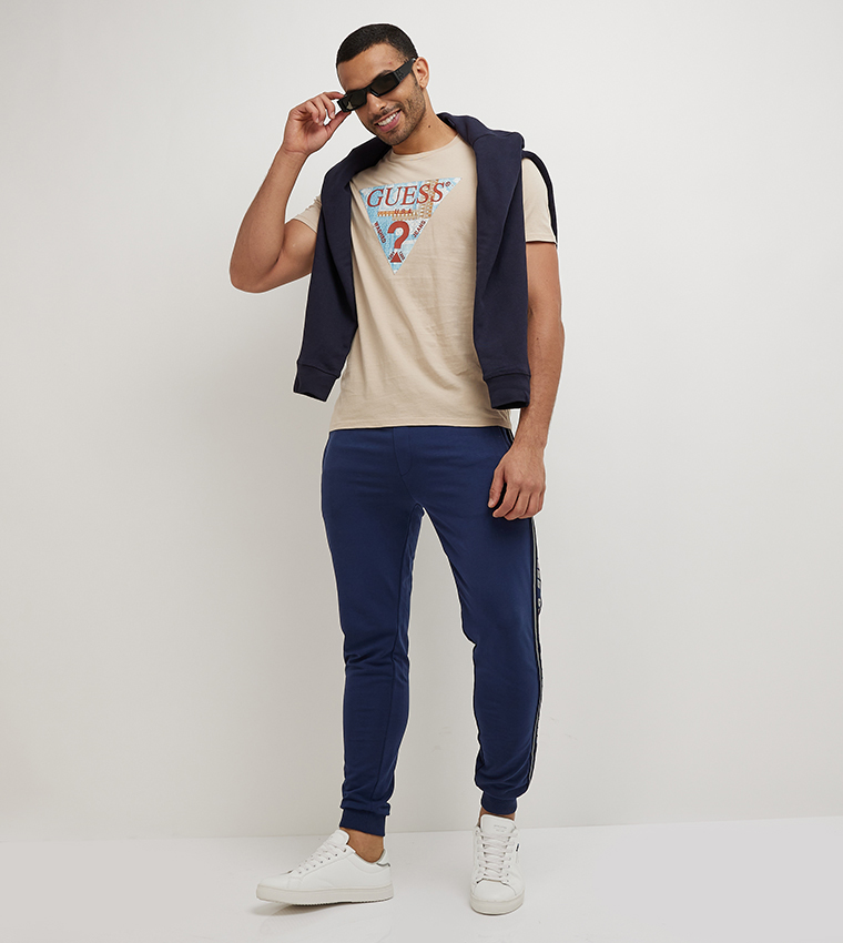 Logo Printed Crew Neck T-Shirt