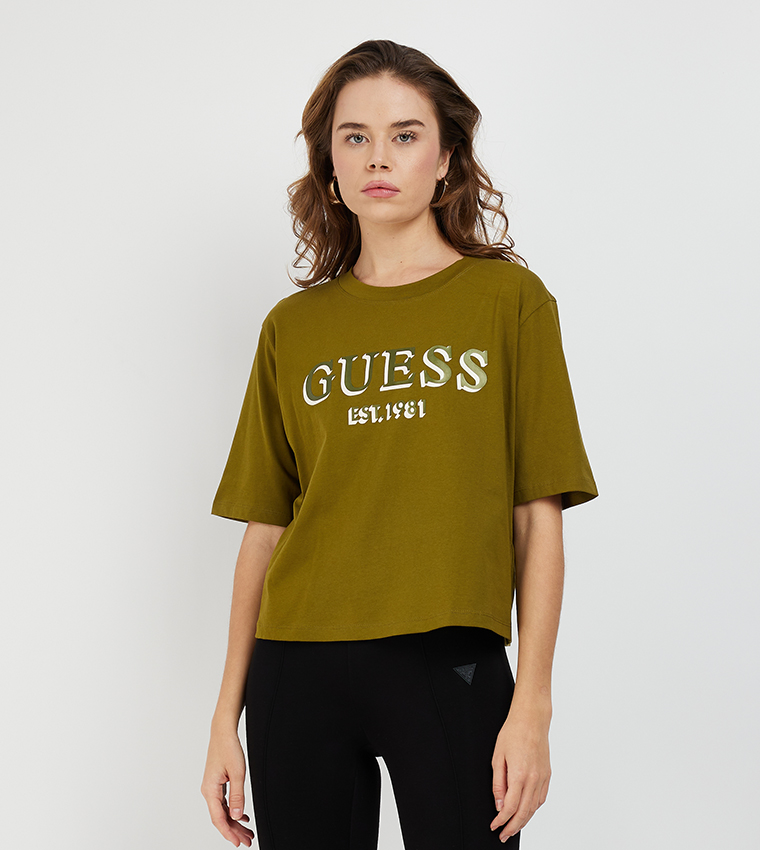 Guess shirt outlet green