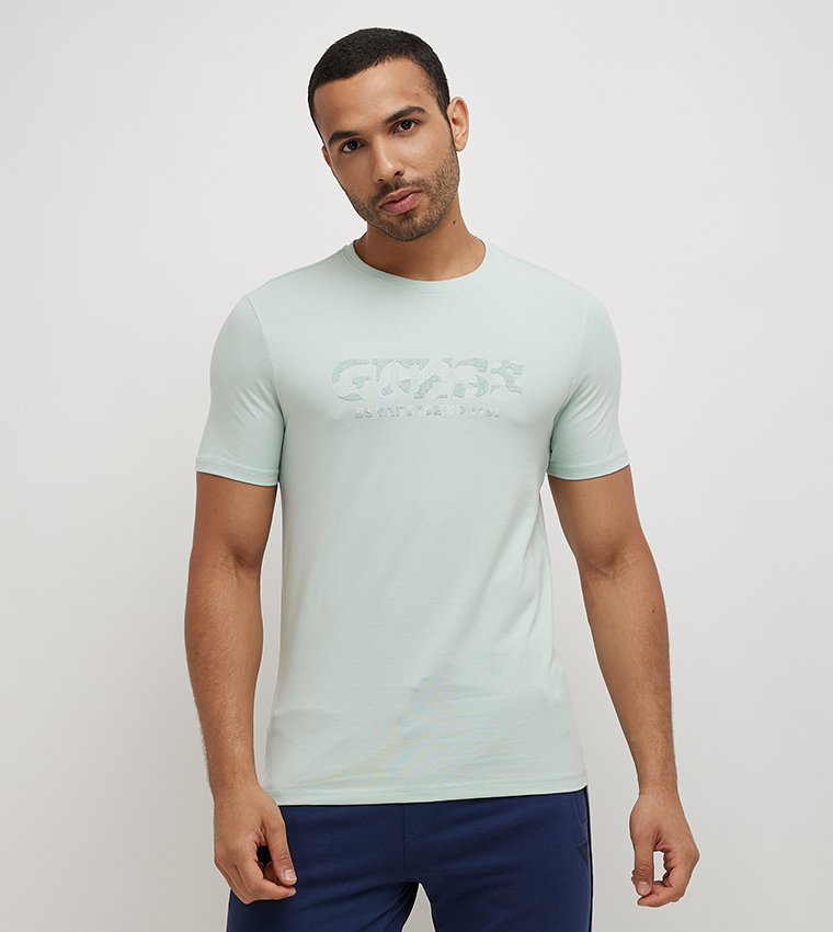 Logo Printed Crew Neck T-Shirt