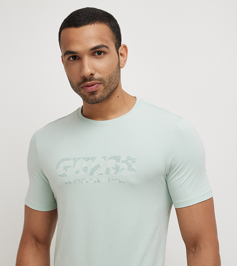 Logo Printed Crew Neck T-Shirt