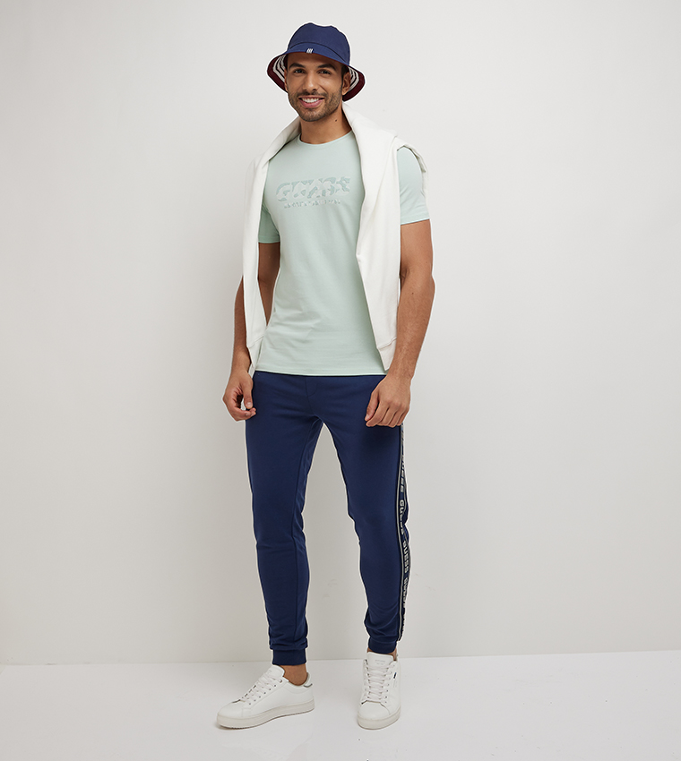 Logo Printed Crew Neck T-Shirt