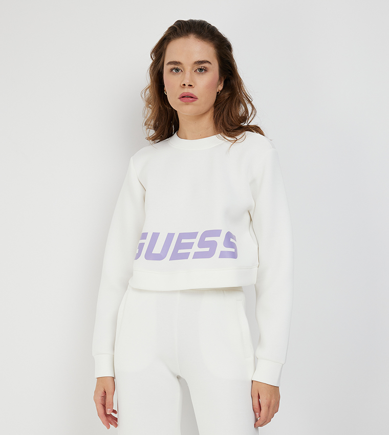 ALETHA SCUBA Logo Printed Sweatshirt