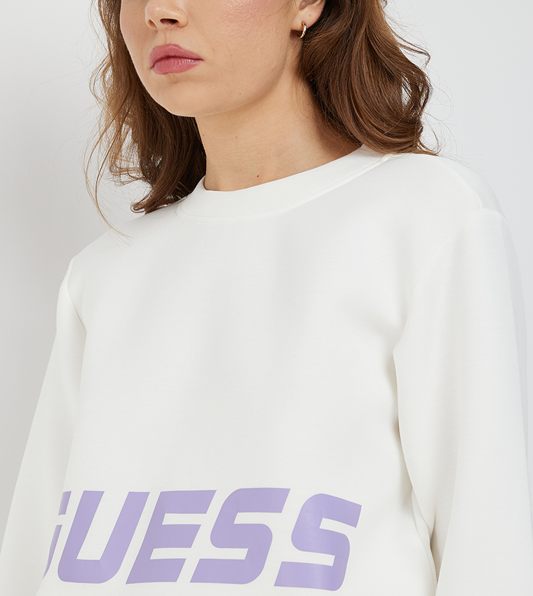 ALETHA SCUBA Logo Printed Sweatshirt