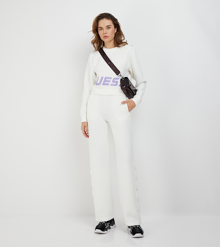 ALETHA SCUBA Logo Printed Sweatshirt
