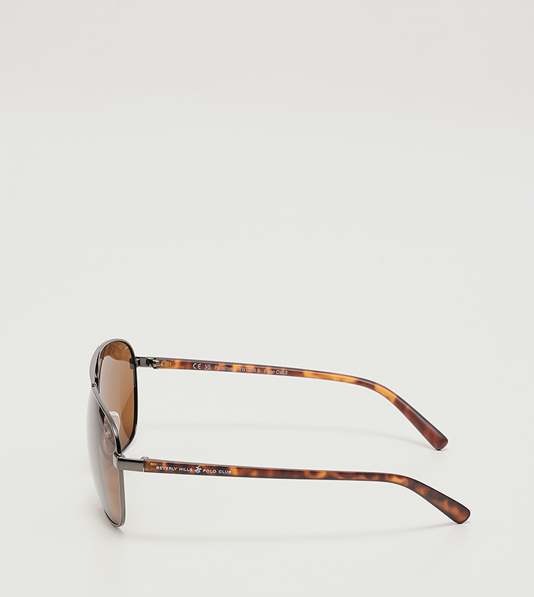 Full-Rim Aviator Sunglasses