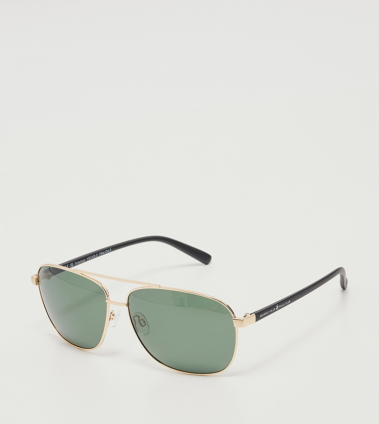 Full-Rim Aviator Sunglasses