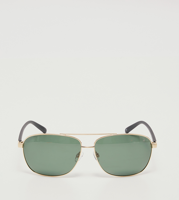 Full-Rim Aviator Sunglasses