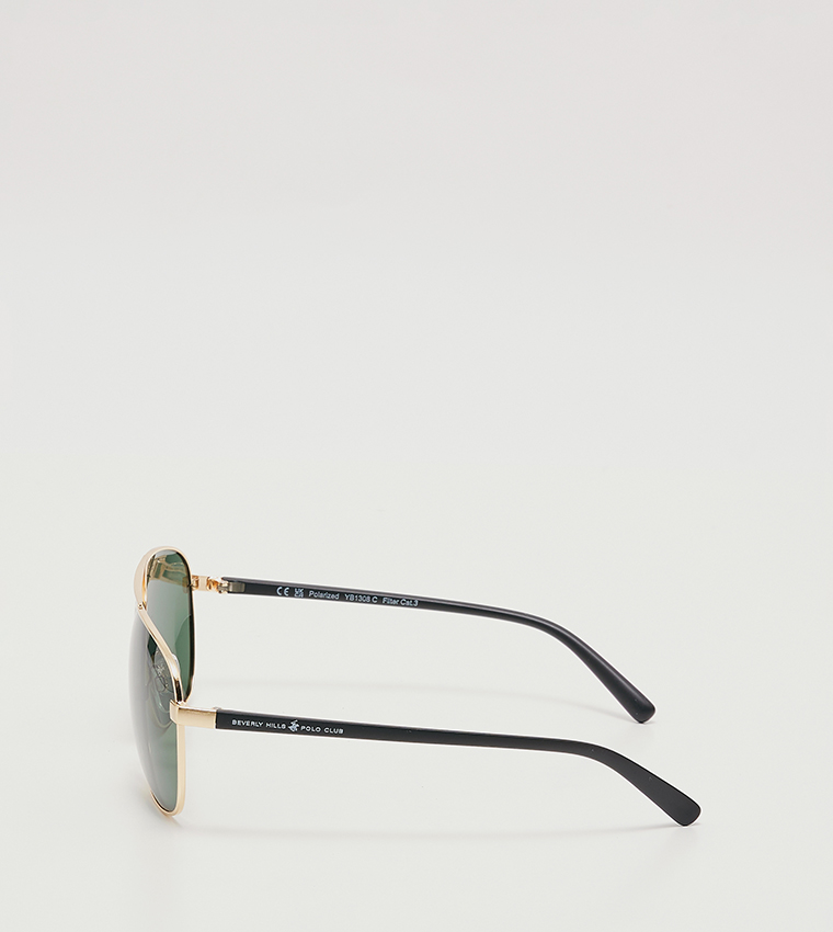 Full-Rim Aviator Sunglasses