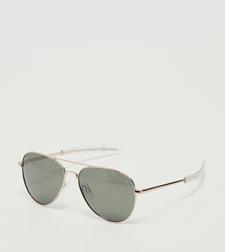 Full-Rim Aviator Sunglasses