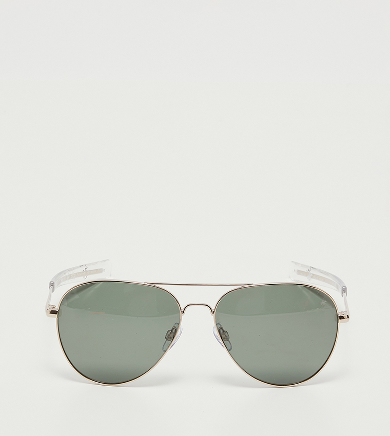 Full-Rim Aviator Sunglasses