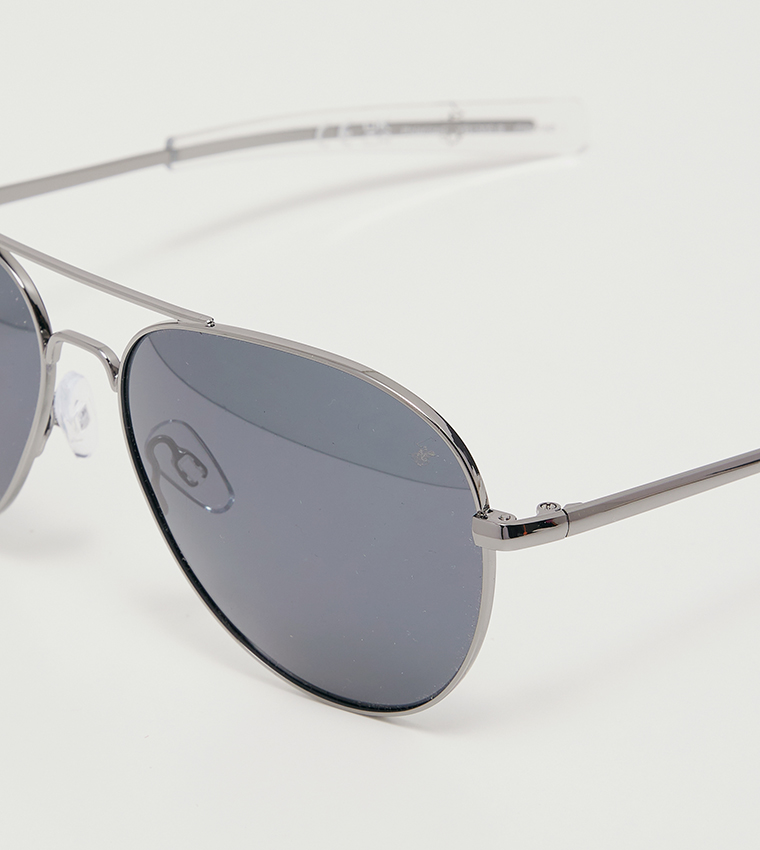 Full-Rim Aviator Sunglasses