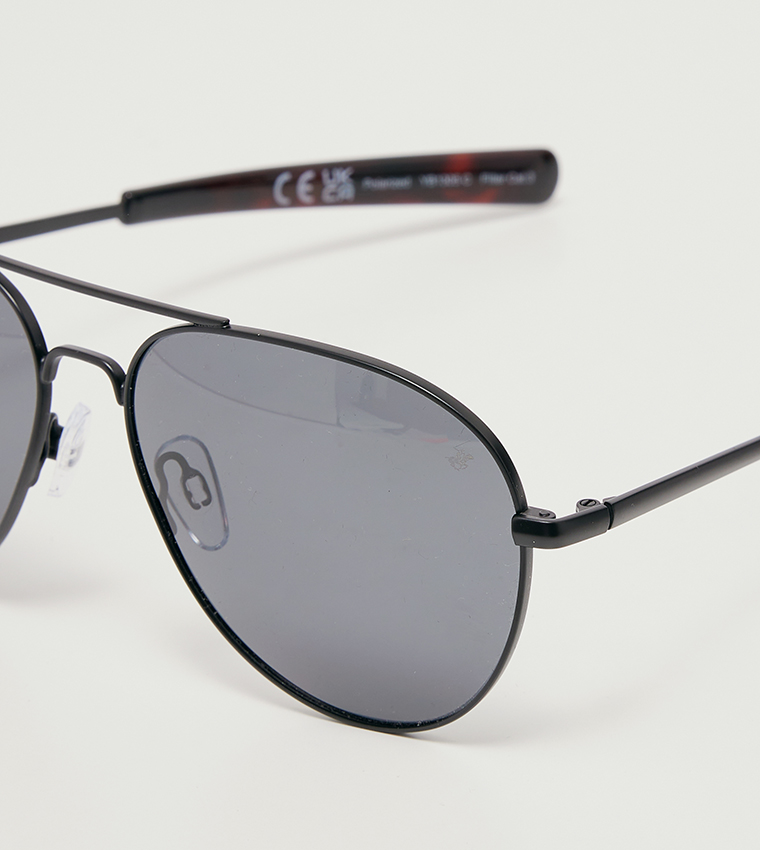 Full-Rim Aviator Sunglasses