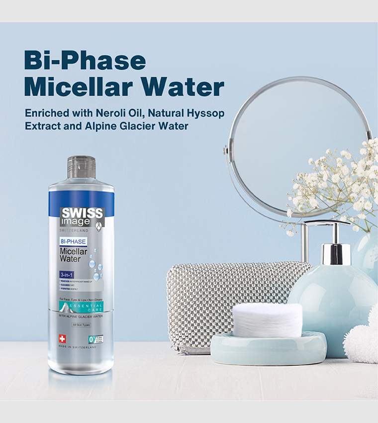 Essential Care Bi-Phase Micellar Water, 400 ml