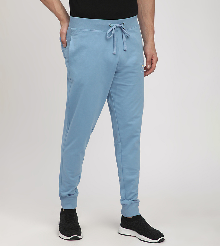 Embroidered Drawstring Waist Joggers