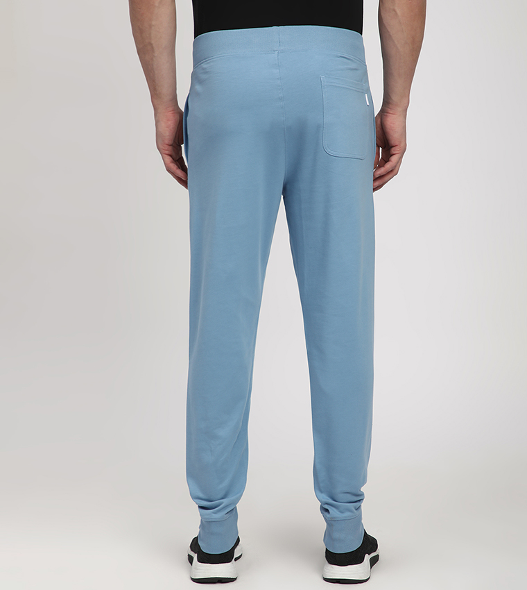 Embroidered Drawstring Waist Joggers