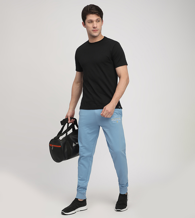 Embroidered Drawstring Waist Joggers