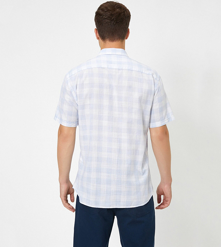 One Pocket Checked Casual Shirt