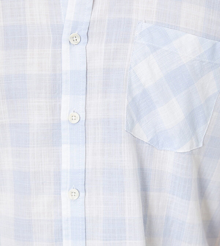 One Pocket Checked Casual Shirt