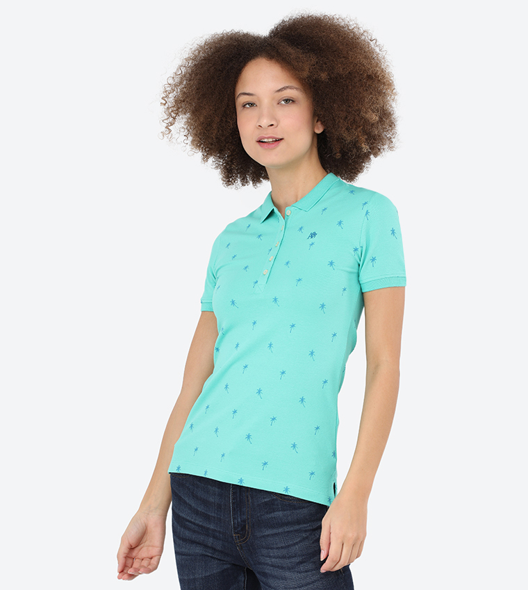 Girls turquoise hotsell polo shirt