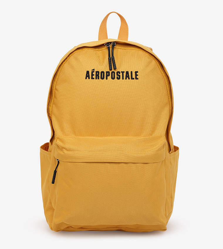 Buy Aeropostale Solid Color Backpack In Yellow 6thStreet Oman