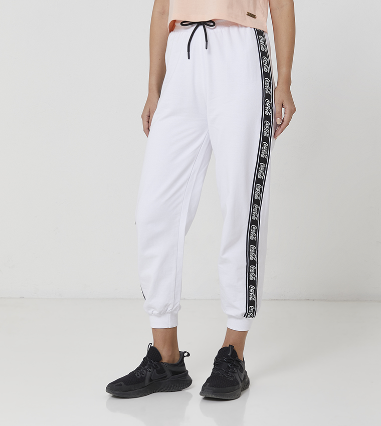 Tape waist joggers sale