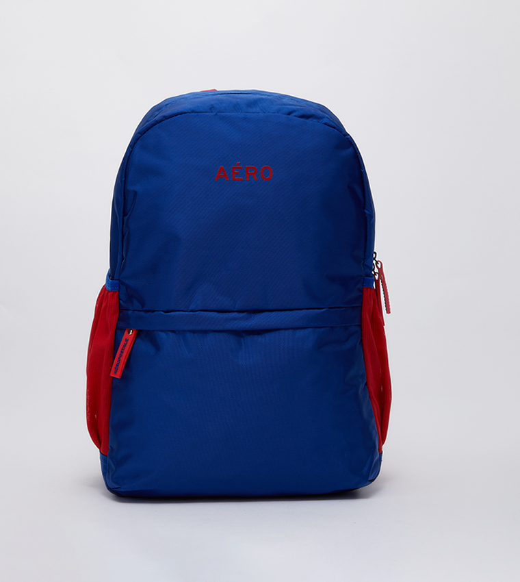 Color Coordinated Backpack With Side Pockets