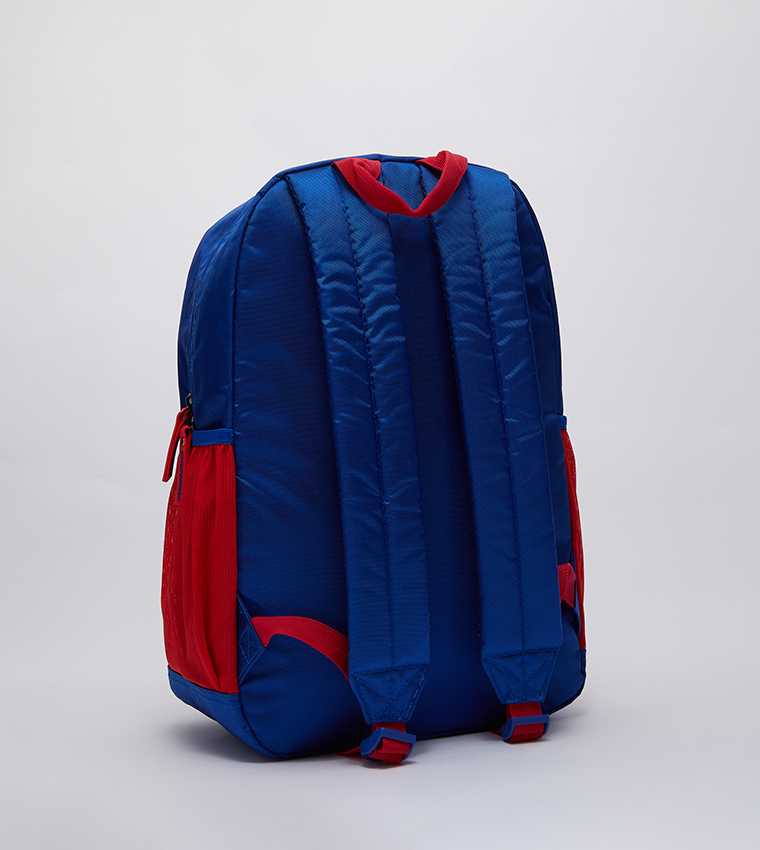 Color Coordinated Backpack With Side Pockets