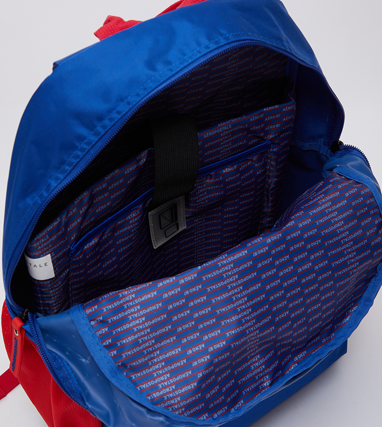 Color Coordinated Backpack With Side Pockets