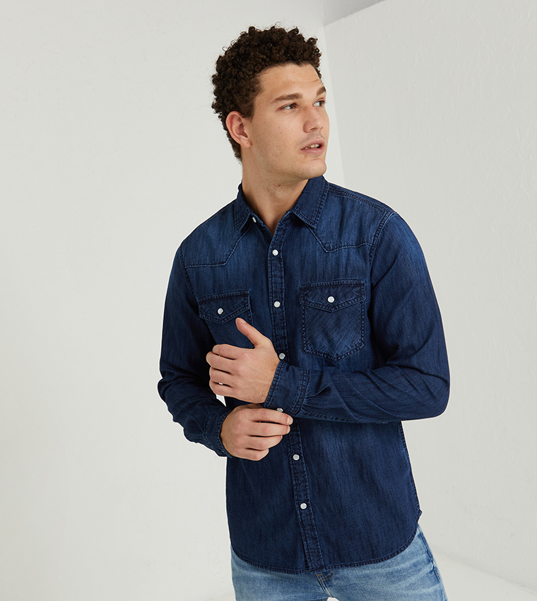 Casual shirts sale with blue jeans