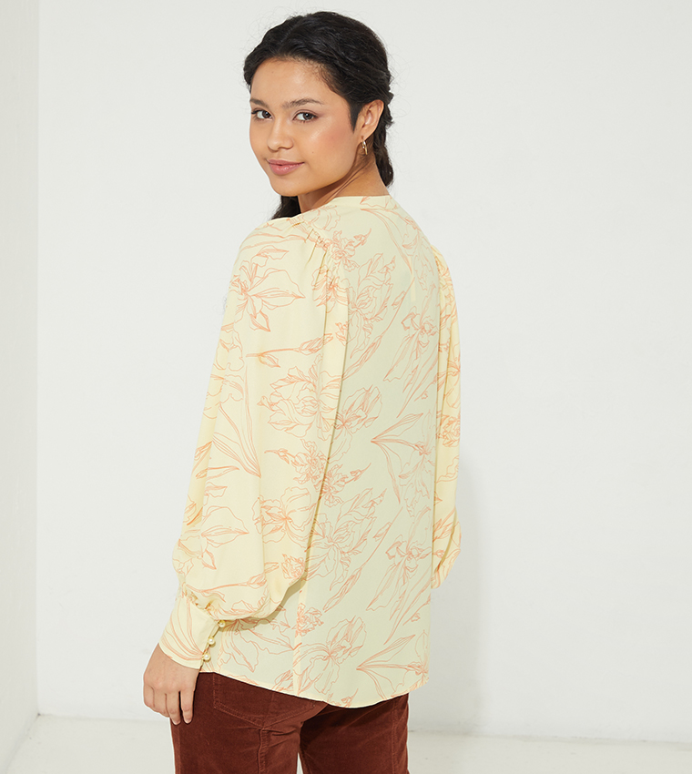 Aero Feminine Long Sleeves Blouse