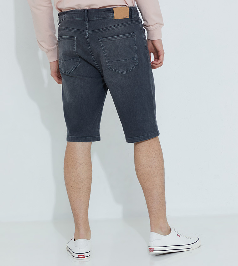 Aeropostale mens jean shorts hotsell