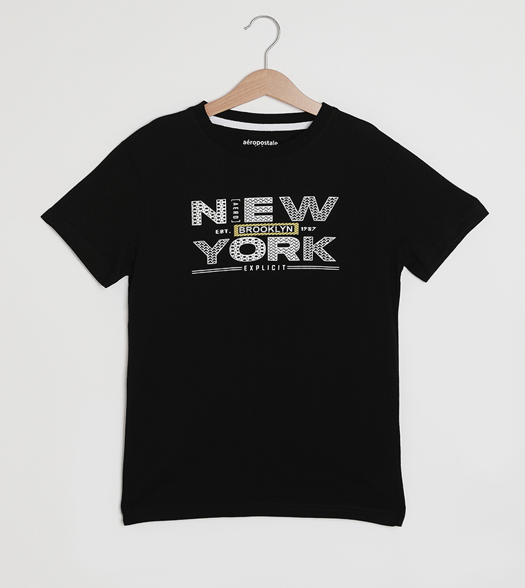 Black and white graphic best sale tee