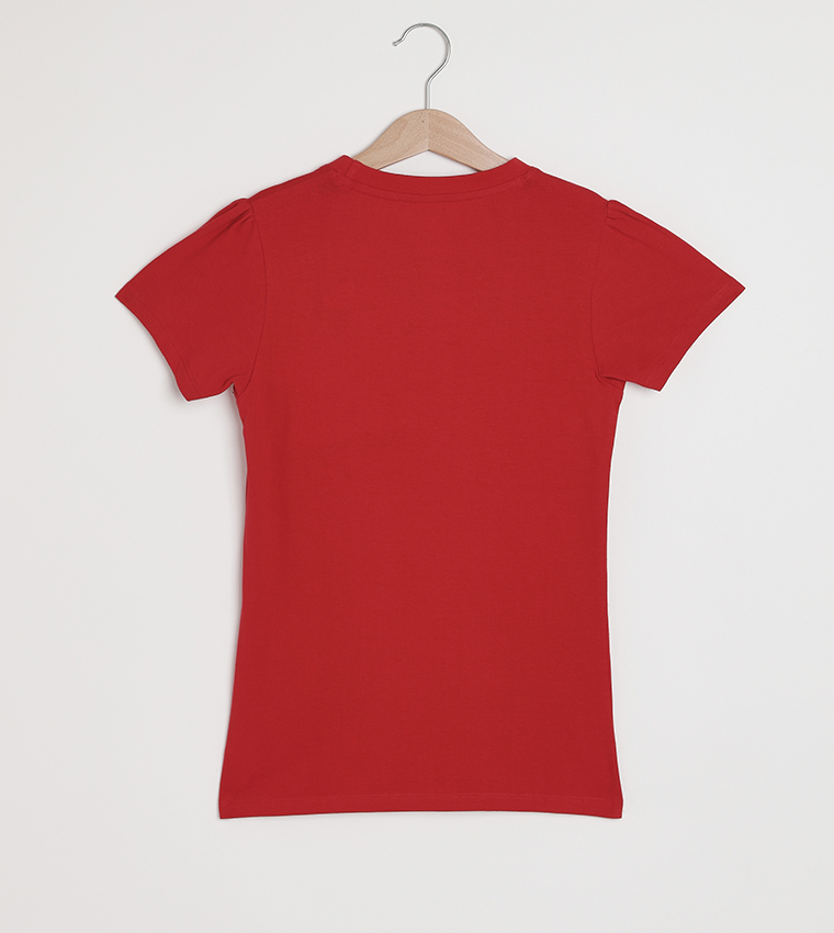 Red t outlet shirt for girls