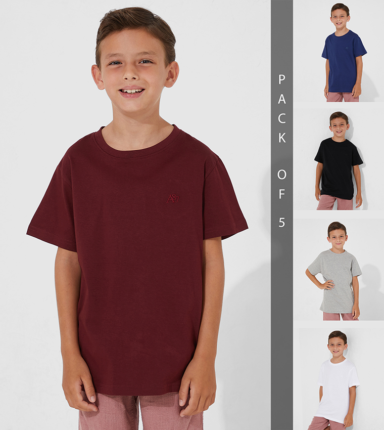 Aero Kids Short Sleeve Shirt Yarndyed main image 0