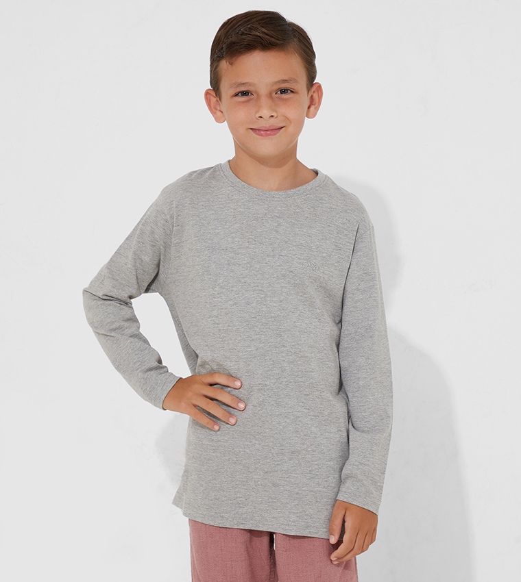 Aero Kids Boys Pack Of 3 Long Sleeves T-Shirts