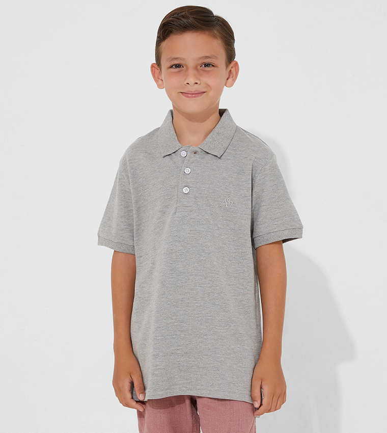 Aero Kids Boys Pack Of 3 Short Sleeves Polo T-Shirts