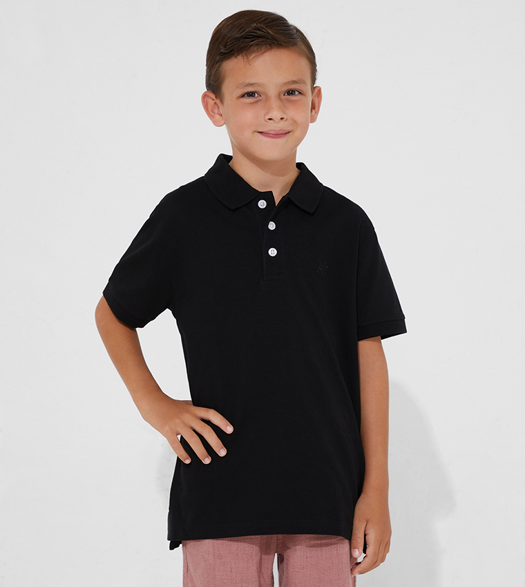 Aero Kids Boys Pack Of 3 Short Sleeves Polo T-Shirts
