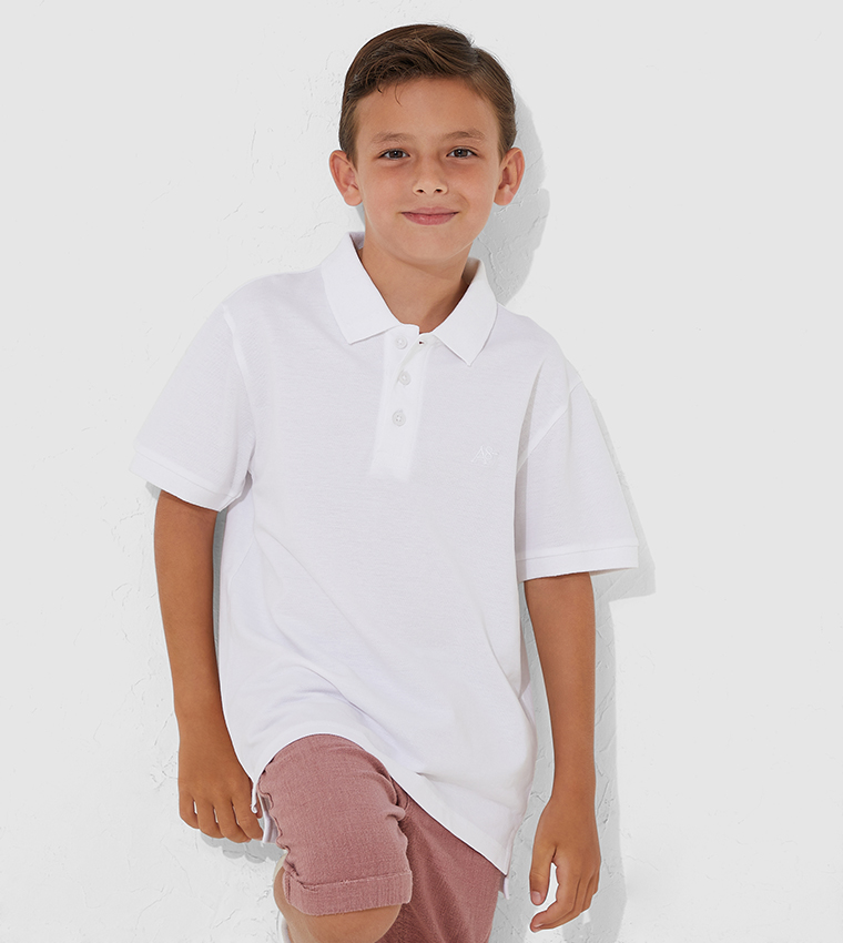 Aero Kids Boys Pack Of 2 Short Sleeves Polo T-Shirts