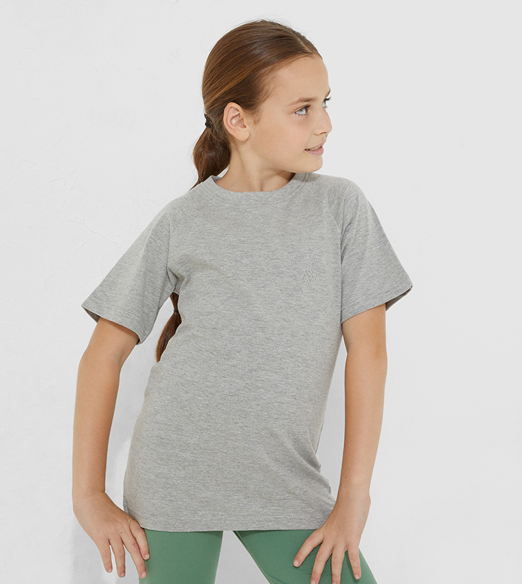 Aero Kids Girls Pack Of 3 Short Sleeves T-Shirts 