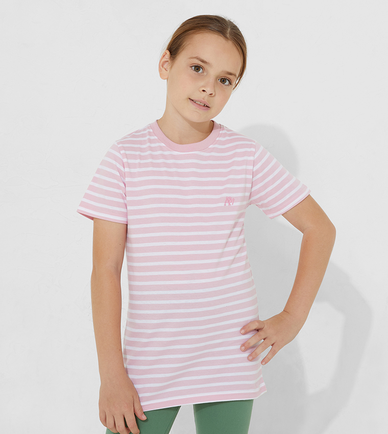 Aero Kids Girls Pack Of 3 Short Sleeves T-Shirts 