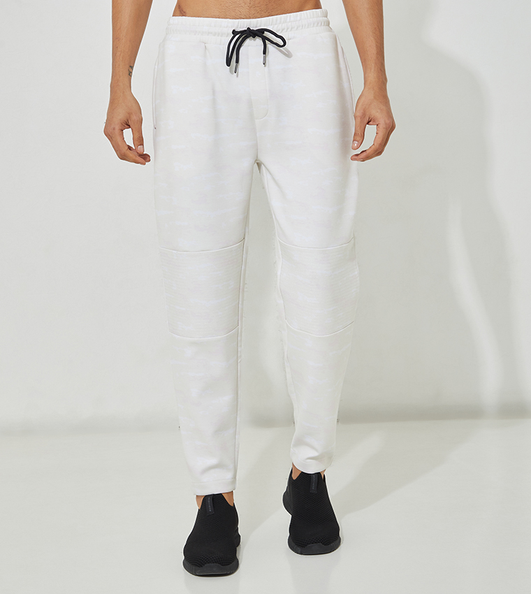 Aero Printed Ribbed Joggers