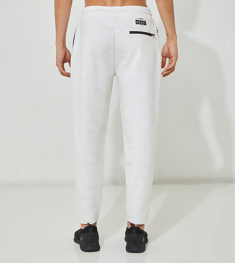 Aero Printed Ribbed Joggers