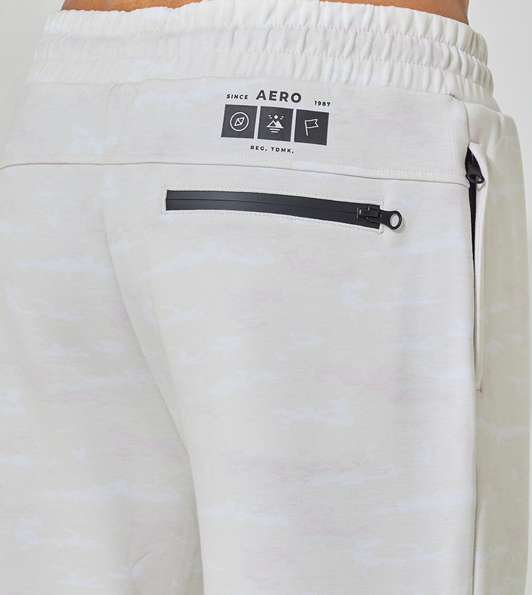 Aero Printed Ribbed Joggers