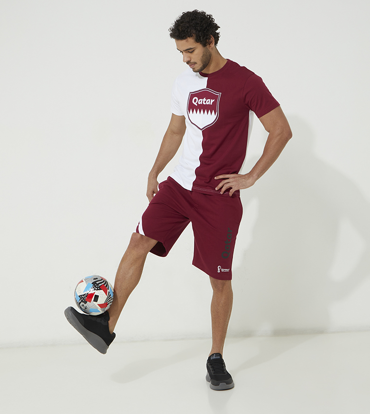 Aero FIFA Men's Active Terry Shorts - Qatar