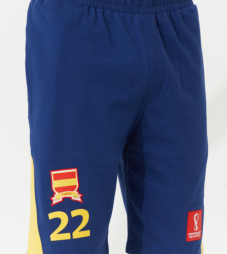 Aero FIFA Men's Active Terry Shorts - Spain