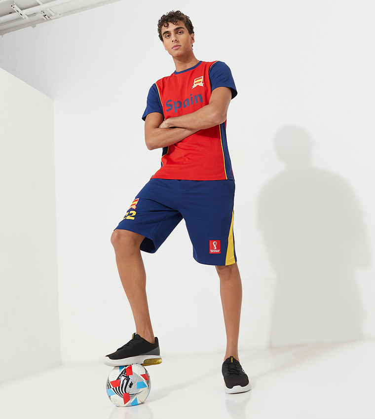 Aero FIFA Men's Active Terry Shorts - Spain