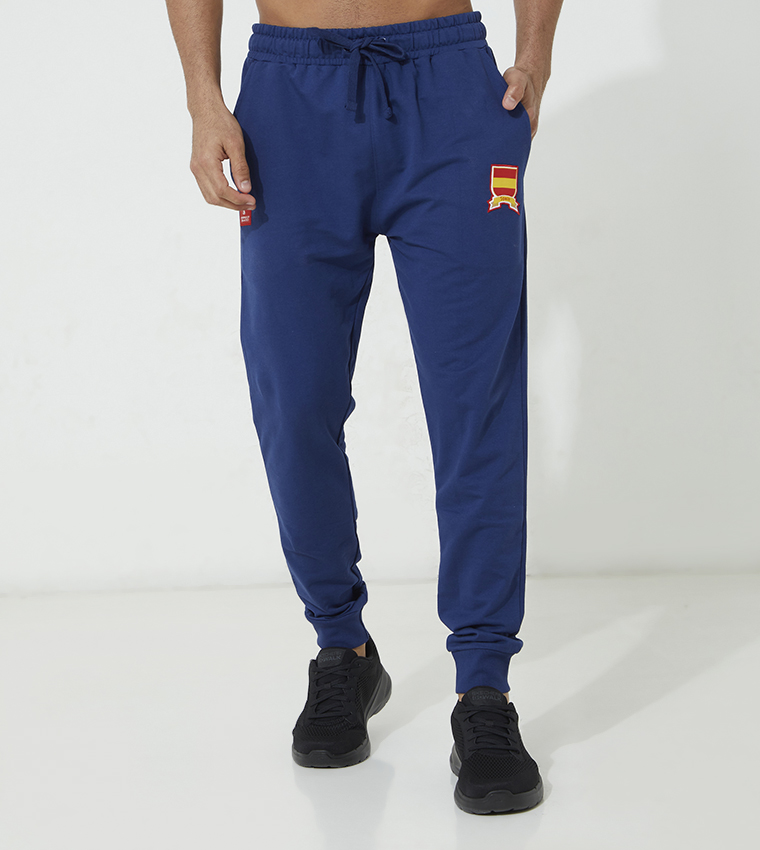 Buy Aeropostale Aero FIFA Mens Joggers Spain In NAVY BLUE