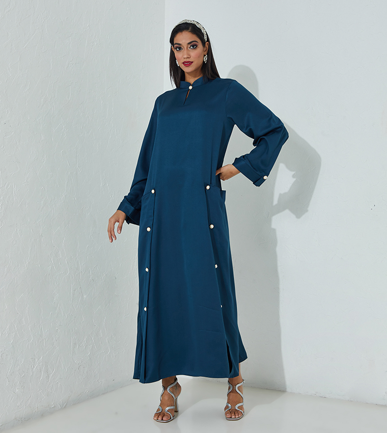 AERO Designer Abaya with Vertical Pockets