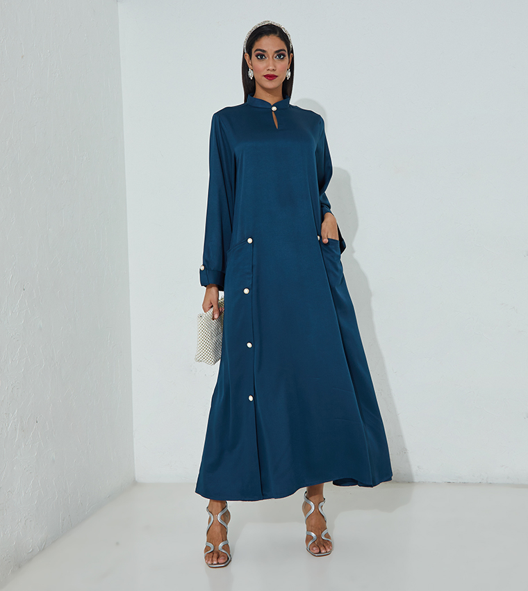 AERO Designer Abaya with Vertical Pockets