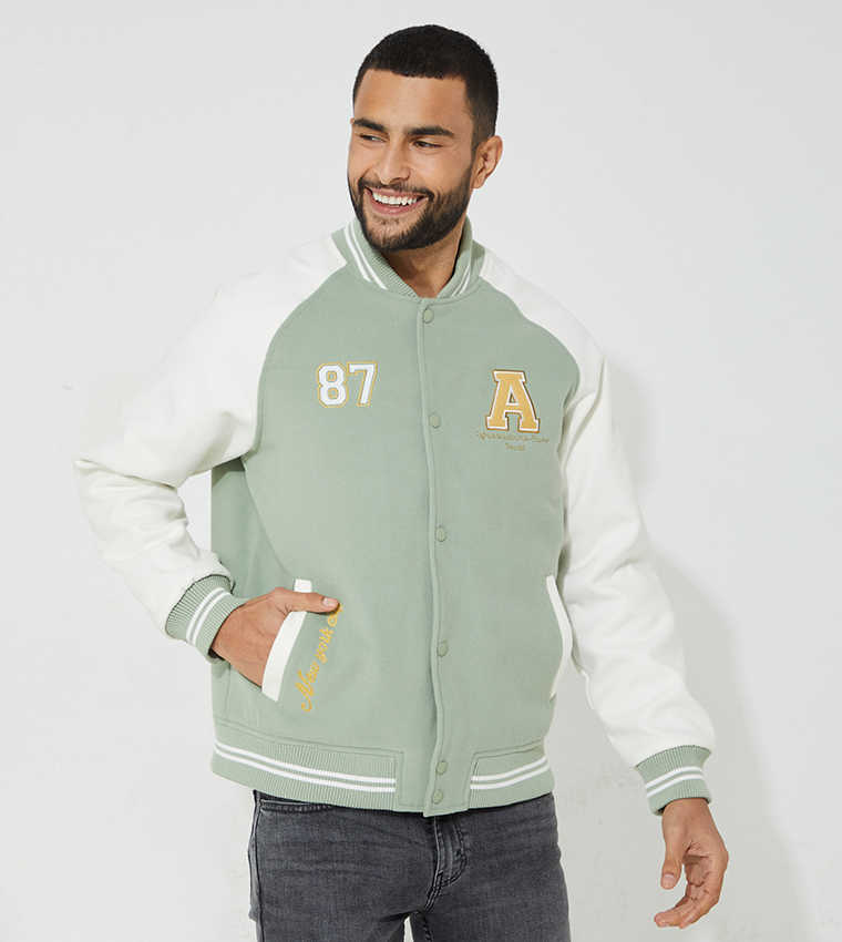 Aeropostale discount letterman jacket